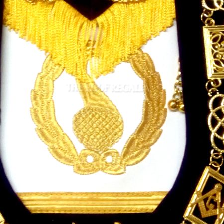 Grand Lodge velvet officer apron #2